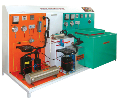 Educational Refrigeration Lab Trainers / Rig, Cascade Refrigeration System -40